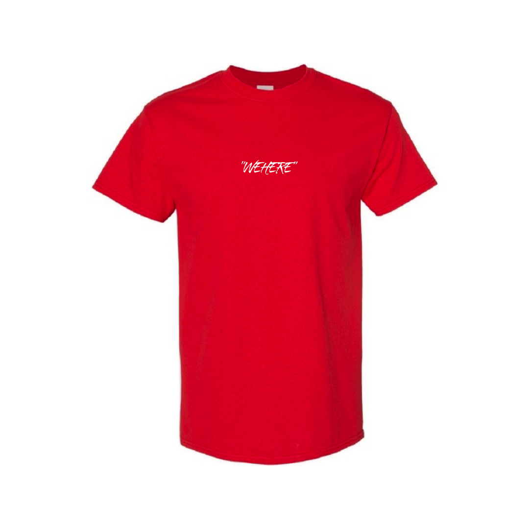 T-shirt classique "où" Rouge
