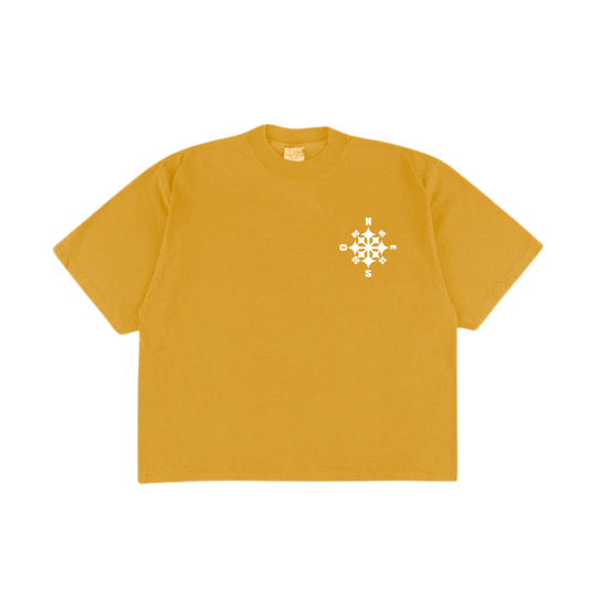 T-shirt Compass Yellow