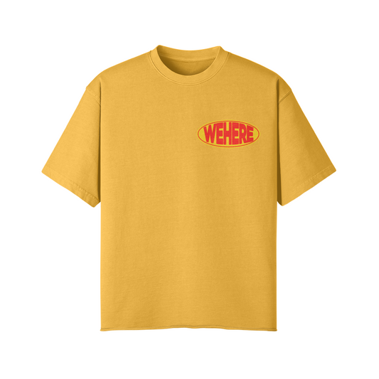 Fish-eye T-shirt Yellow